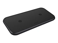 ZENS Aluminium Dual Wireless Charging Pad - Black - ZEDC10B00