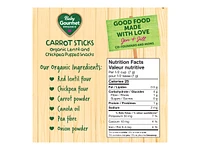 Baby Gourmet Finger Foods Lentil and Chickpea Puffs - Carrot Sticks - 40g