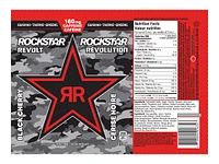 Rockstar Revolt Energy Drink - Black Cherry - 473ml