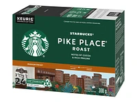 Starbucks Pike Place Roast K-Cup Pods - Medium Roast - 24s