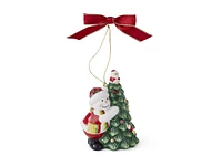 Spode Christmas Tree Ornament - Hugging Snowman