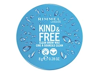 Rimmel London Kind & Free Clean Brow Wax - Clear