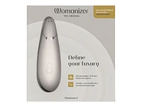 Womanizer Premium 2 Personal Vibrating Massager - Warm Grey - WZ212SG8