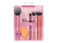 Real Techniques Everyday Essentials Cosmetic Brush Set - 5 piece