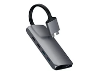 Satechi Type-C Dual Multimedia Adapter - Space Grey - ST-TCDMMAM