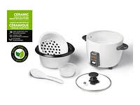 Starfrit Rice Cooker - Black/White - 6 cup - 024734-001-0000