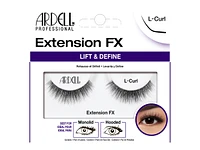 Ardell Professional Extension FX Lift & Define False Lashes - L-Curl Black - 1 pair