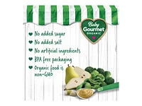 Baby Gourmet Baby Food - Juicy Pear & Garden Greens - 128ml