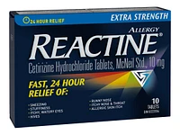 Reactine Allergy Extra Strength Cetirizine Hydrochloride Tablets - 10mg