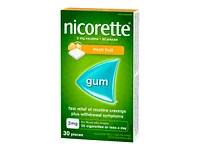 Nicorette Fresh Fruit Gum - 2mg - 30s