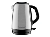 BLACK+DECKER Cordless Kettle - 1.7L - Stainless Steel/Black - KE1700SD-2