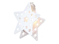 Danson Decor LED Light Chain - Snowman/Star/Mitten - Warm White - 10 Lights