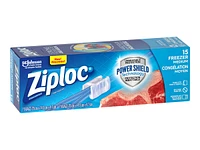 Ziploc Slideloc Freezer Bag - Medium - 15s