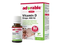 Wampole Adorable Vitamin D3 - 400 IU drops - 3.4ml