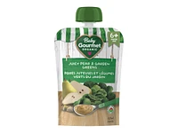 Baby Gourmet Baby Food - Juicy Pear & Garden Greens - 128ml