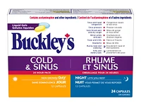 Buckley's Cold & Sinus Day/Night Liquid Gel Capsules - 24's