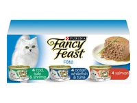 Fancy Feast Cat Food Variety Pack - Paté Seafood Supper - 12 x 85g