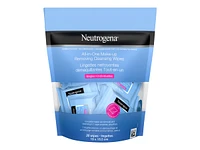 Neutrogena All-in-One Make-up Removing Cleansing Wipes Singles - 20s