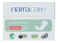 Natracare Natural Panty Liners - Curved - 30's