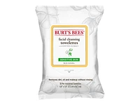 Burt's Bees Towelettes Sensitive Facial Cleansing - 30s