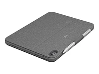 Logitech Combo Touch Keyboard and Folio Case for iPad 10th gen - Oxford Grey - 920-011433