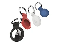 Scosche FoundIt Protective Key Ring Holder for Apple AirTag - Multicolor - 4 pack
