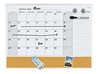 Quartet Combo Calendar Whiteboard and Cork Board - 432 x 584mm