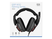 EPOS Sennheiser GSP 600 Wired Gaming Headset - Black/Red - 1000244