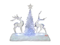 Danson Decor Decorative Sculpture - Two Reindeer with a Pine Tree