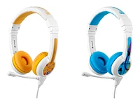 Onanoff BuddyPhones School+ Bundle Headphones - Blue/Yellow - ONO-BP-SCHOOLP-BY-2