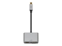 LOGiiX USB-C to VGA & HDMI Adapter - Graphite Grey - LGX-13603