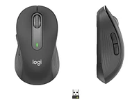 Logitech Signature M650 Wireless Mouse - Graphite - 910-006250