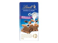 Lindt Swiss Classic Milk Chocolate Bar - Fruit & Nuts - 100g