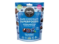 Healthy Crunch Dark Chocolate Superfoods - Real Blueberry - 235g