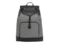 Targus Newport Drawstring Notebook Carrying Backpack - 15" - Grey - TSB96404GL