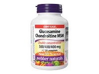 Webber Naturals Double Strength Glucosamine Chondroitin MSM Tablets - 500/400/400mg - 120s