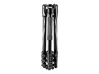 Manfrotto BeFree Advanced Aluminum 4-Section Lever Leg Ball Head Kit - Black - MKBFRLA4BK-BH