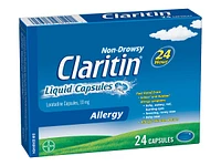 Claritin Non-Drowsy Liquid Capsules - 24's
