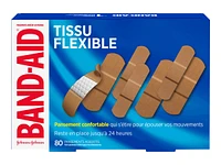 BAND-AID Flexible Fabric Bandages - Assorted Sizes - 80's