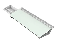 Quartet Glass Desktop Dry-Erase Pad - 18x6in