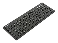 Targus Midsize Antimicrobial Multi-Device Bluetooth Keyboard - Black - AKB863US