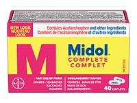 Midol Complete Caplets - 40's