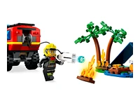 LEGO City - 4x4 Fire Truck with Rescue Boat