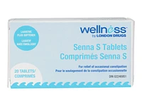 Wellness by London Drugs Senna S Tablets Laxative plus Stool Softener - 20s