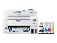 Epson EcoTank ET-4850 Wireless All-in-One Colour Multifunction Ink-Jet Printer - White - C11CJ60202