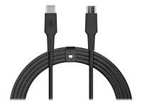 LOGiiX Piston Connect Braid USB-C to Micro-USB Cable for Various Devices - Black - 1.5m