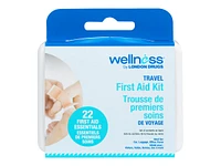 Wellness by London Drugs Travel First Aid Kit - 22 pieces