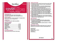 Herbion Naturals Sugar-Free Cough Lozenges - Natural Cherry Flavour - 18s