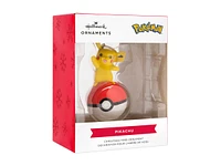 Hallmark Ornaments Pokemon Christmas Tree Ornament - Pikachu on Poke Ball