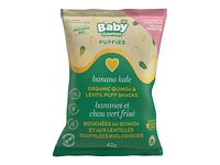 Baby Gourmet Puffies Banana Kale Snacks - Banana Kale - 42g